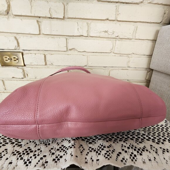 Like New Coach Madison Isabelle Pink Leather Shoulder Bag Purse - Picture 11 of 17